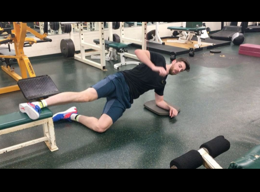 TODAY'S EDGE: SIDE PLANK ADDUCTOR LIFT WITH HIP FLEXION