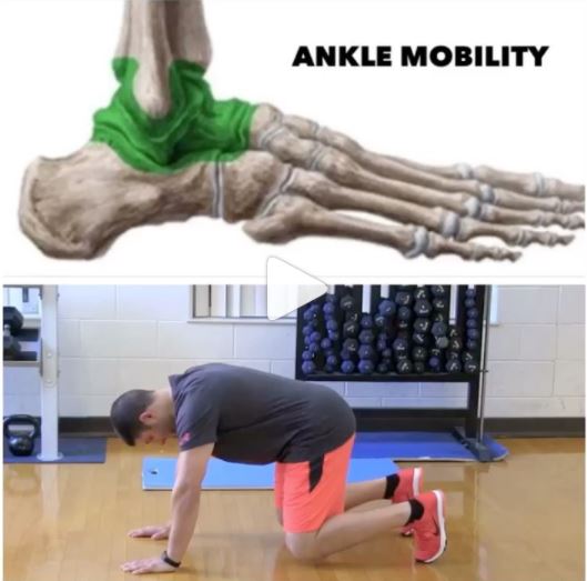 Maintain ankle mobility with the 1-leg ankle rock