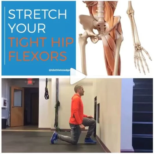 Stretch your tight hip flexors