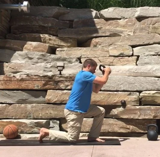 This Kettlebell Chop & Stop exercise is a great way to prepare the core to perform the way it's meant to perform. 