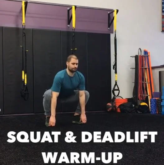 Practice the squat and deadlift motion before you load them.
