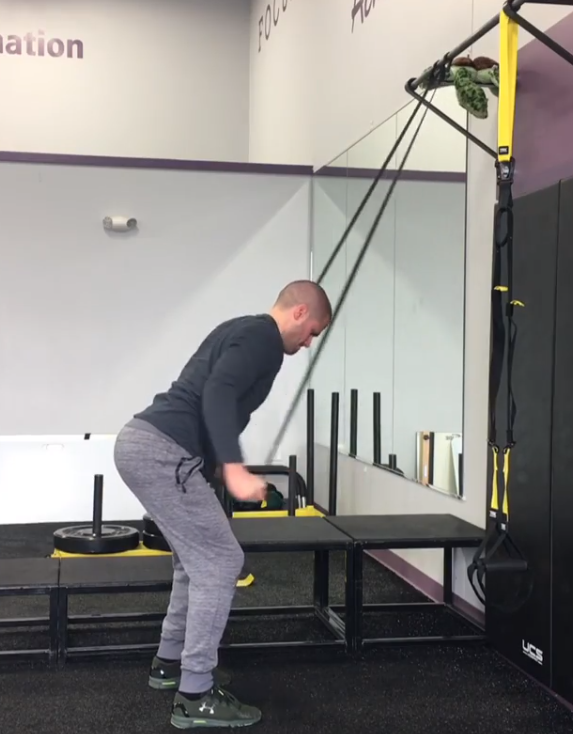 Try these Band Skier Pull Downs for a Sneaky Core Challenge. 