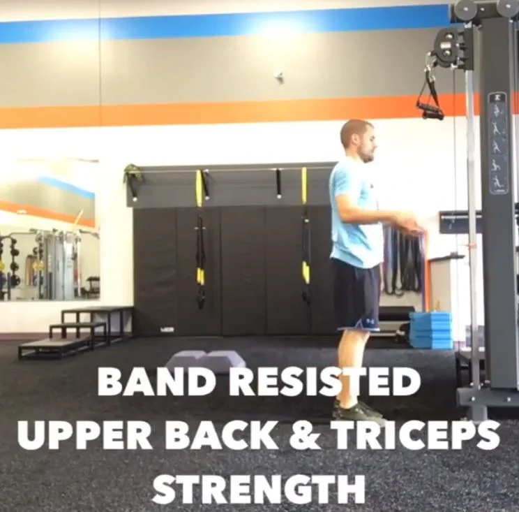 Here’s a Great Upper Back and Triceps Strengthening Exercise.