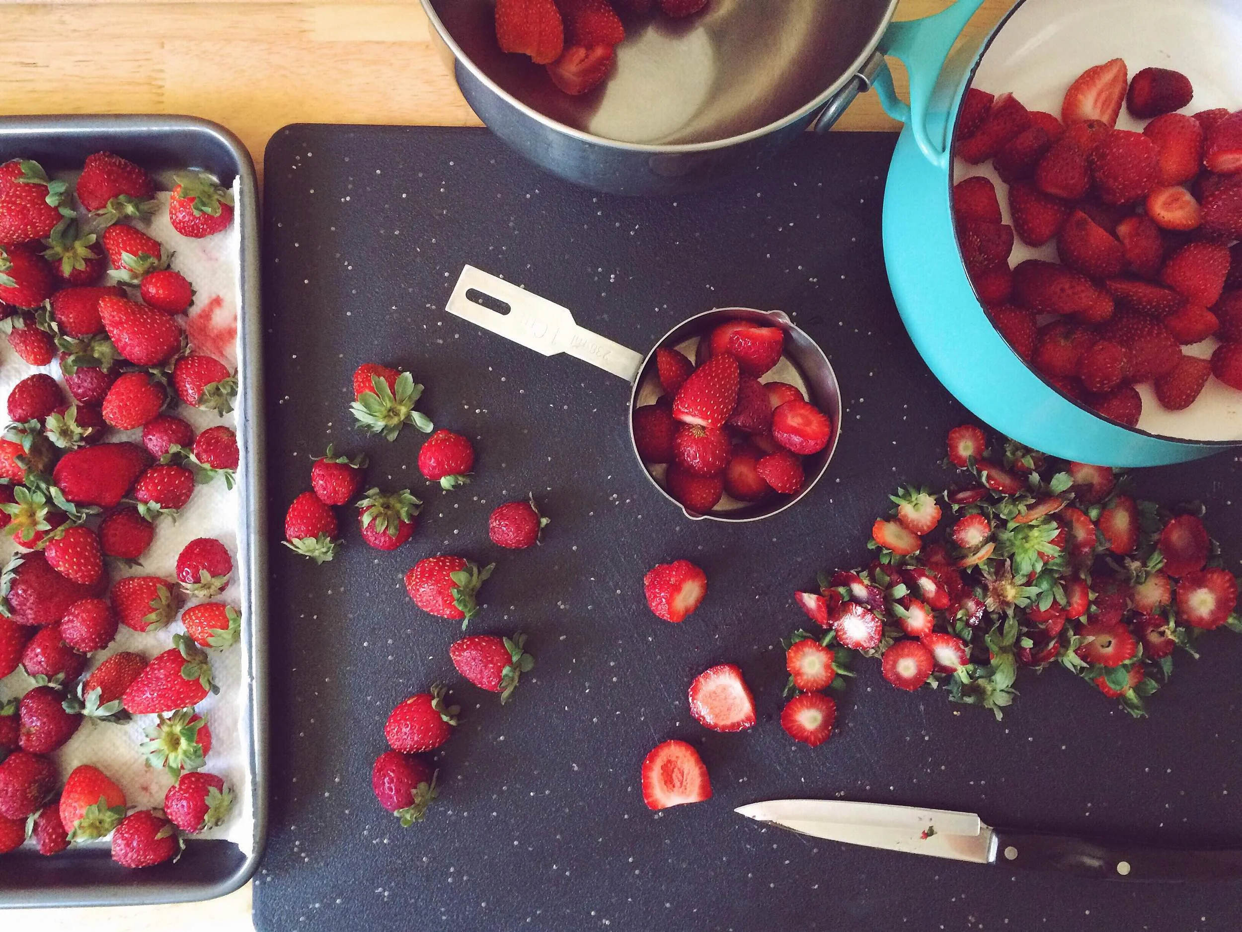 Elderflower Soaked Strawberries