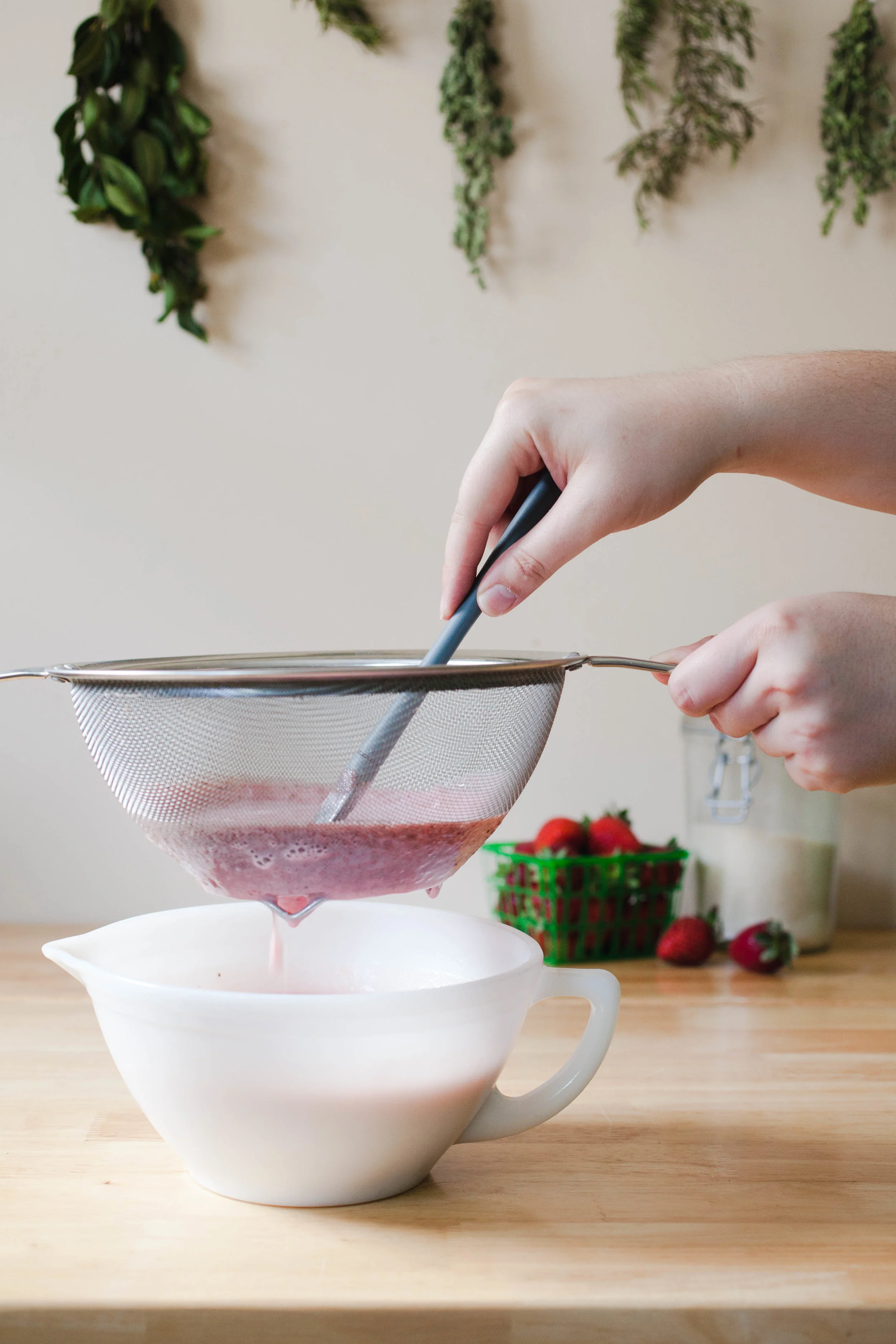 Strawberry Milk Panna Cotta