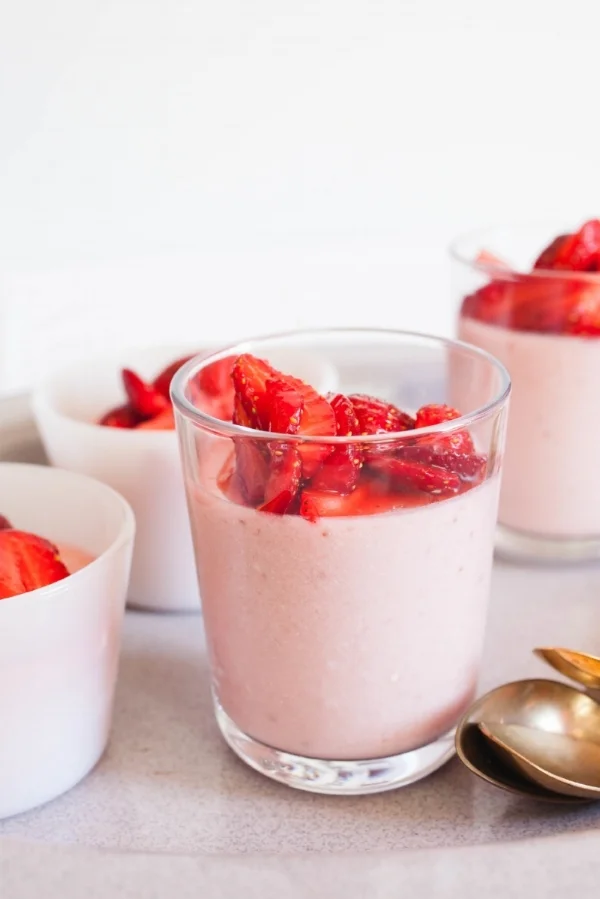 Strawberry Milk Panna Cotta