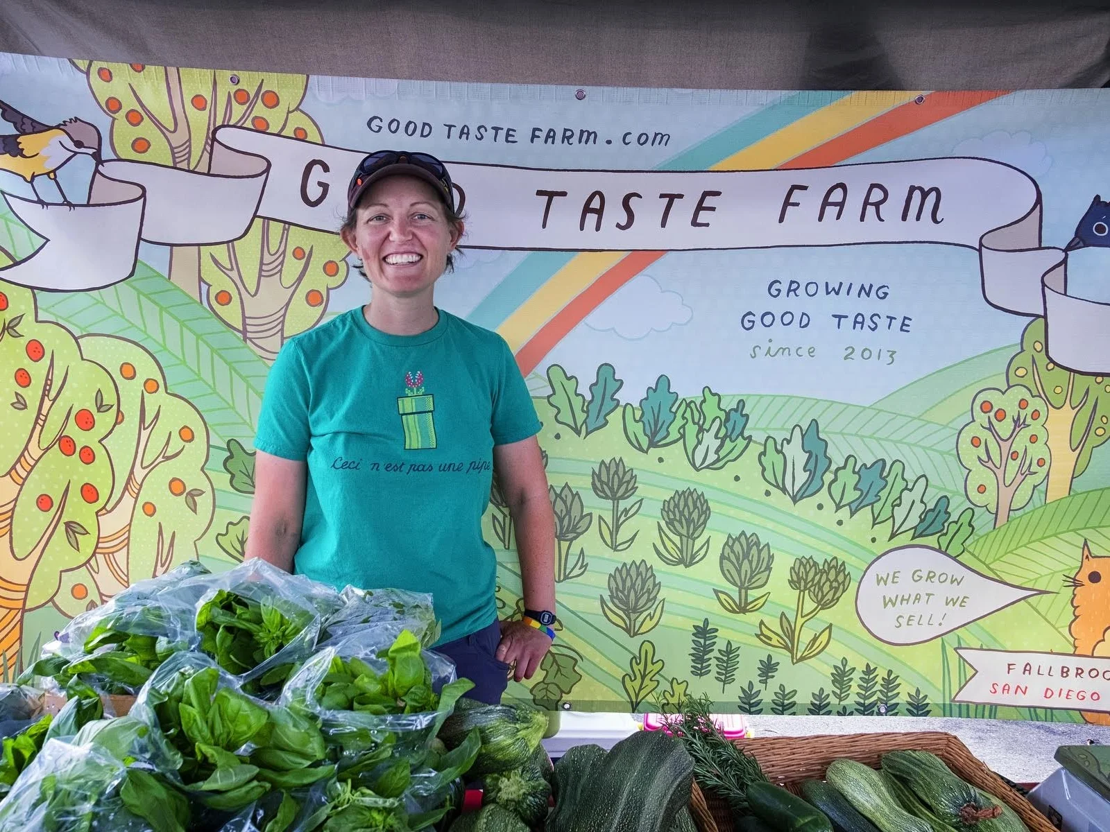 Kris - Farmer at Good Taste Farm (photo by Van Chaplin)