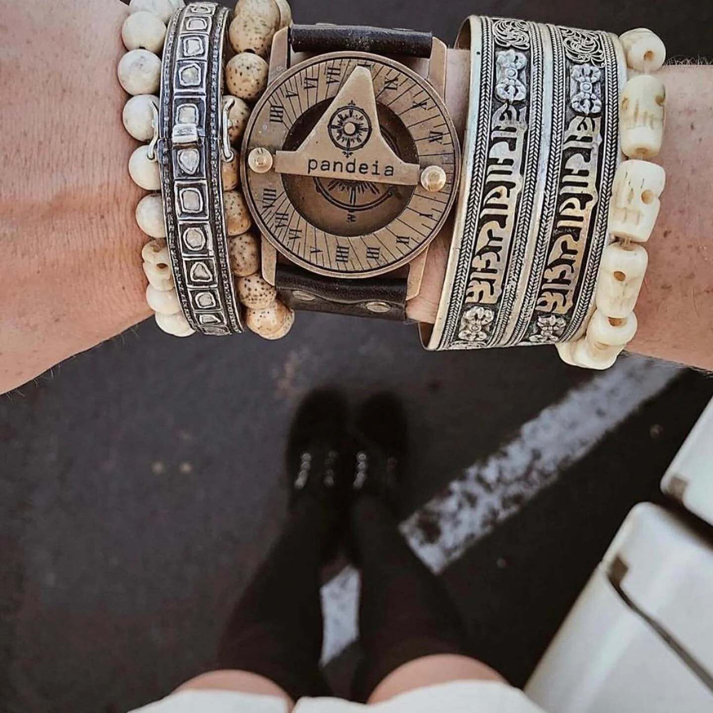 SALE $100 off
Pandeia compass sundial watches
Code: CYBER01 
Escape the boundaries of time with this unique compass sundial watch. Made of brass and handcrafted leather, this time piece inspired by the past is sure to be as unique as the wearer. Var