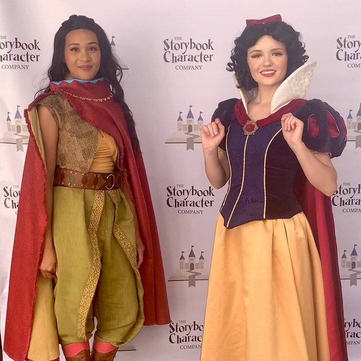 We love having our friends from @thestorybookcharactercompany with us each year at the Fairy Tale Village. Here&rsquo;s a special little message to all of you from Raya &amp; Snow White! 💛🐉🍎🩰