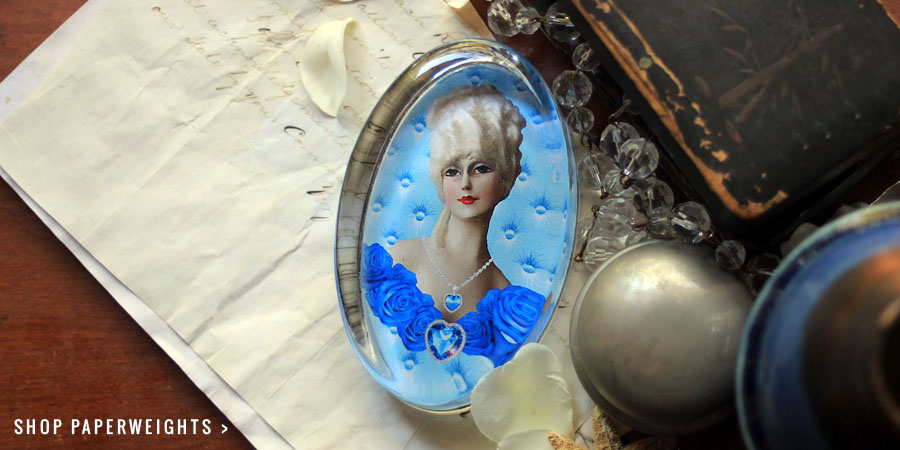 My Blue Valentine Paperweight