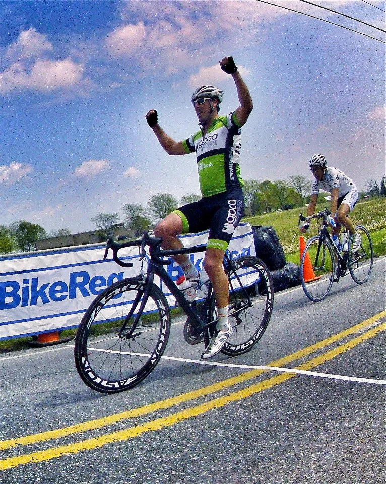 Jared Babik has always been known as a Criterium racer. In most road races he works for his teammates by covering the early breaks. However, at the 2012 Tour of Farmersville things didn't go exactly as planned and Jared realized that the breakaway would stick. Overheated and cramping, he never gave up and he found a way to win even in conditions that were not favorable to his talents 