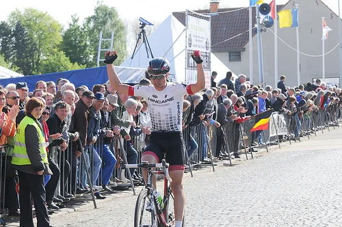 Robin wins the Puivelde Kermis in Belgium last week