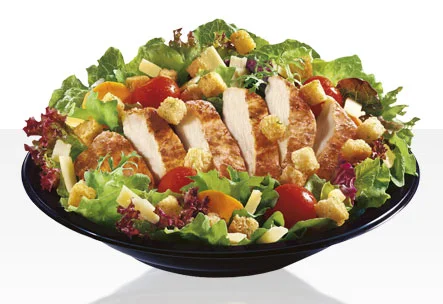 An example of a salad available at McDonalds.
