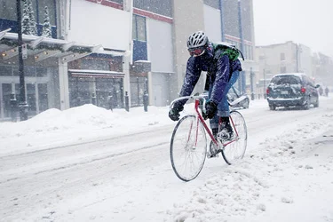 Sometimes riding outside just isn't smart