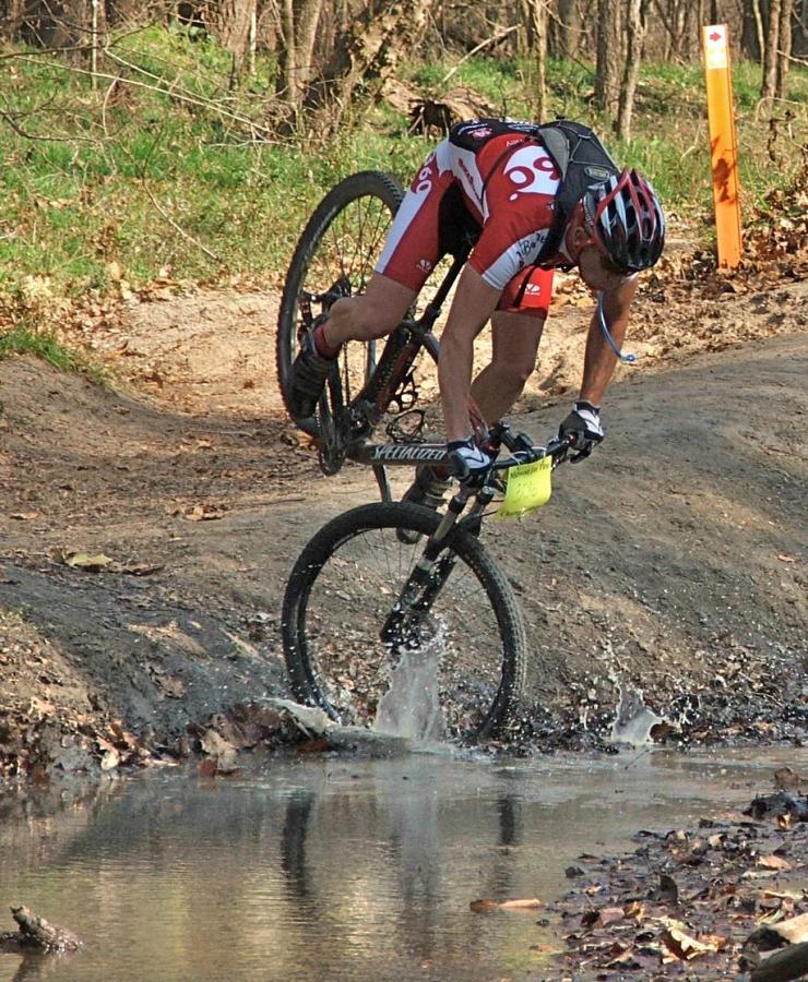 When riders flip over their handlebars (aka "Endo"), it's usually because their front wheel has come to a complete and sudden stop and they are caught off guard with their weight too far forward.