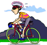 As you can see, the cyclist's movements can be shown in 2D