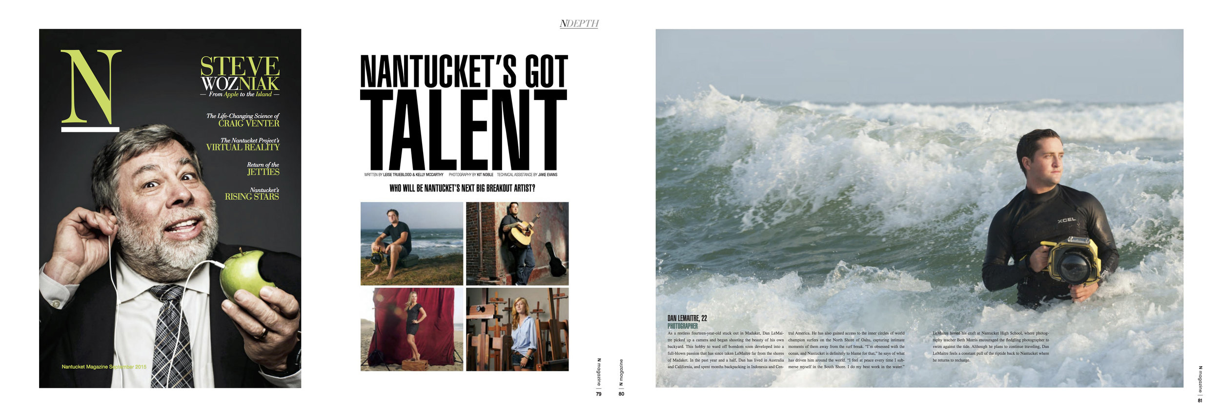 "Nantucket's Got Talent", N Magazine, September 2015