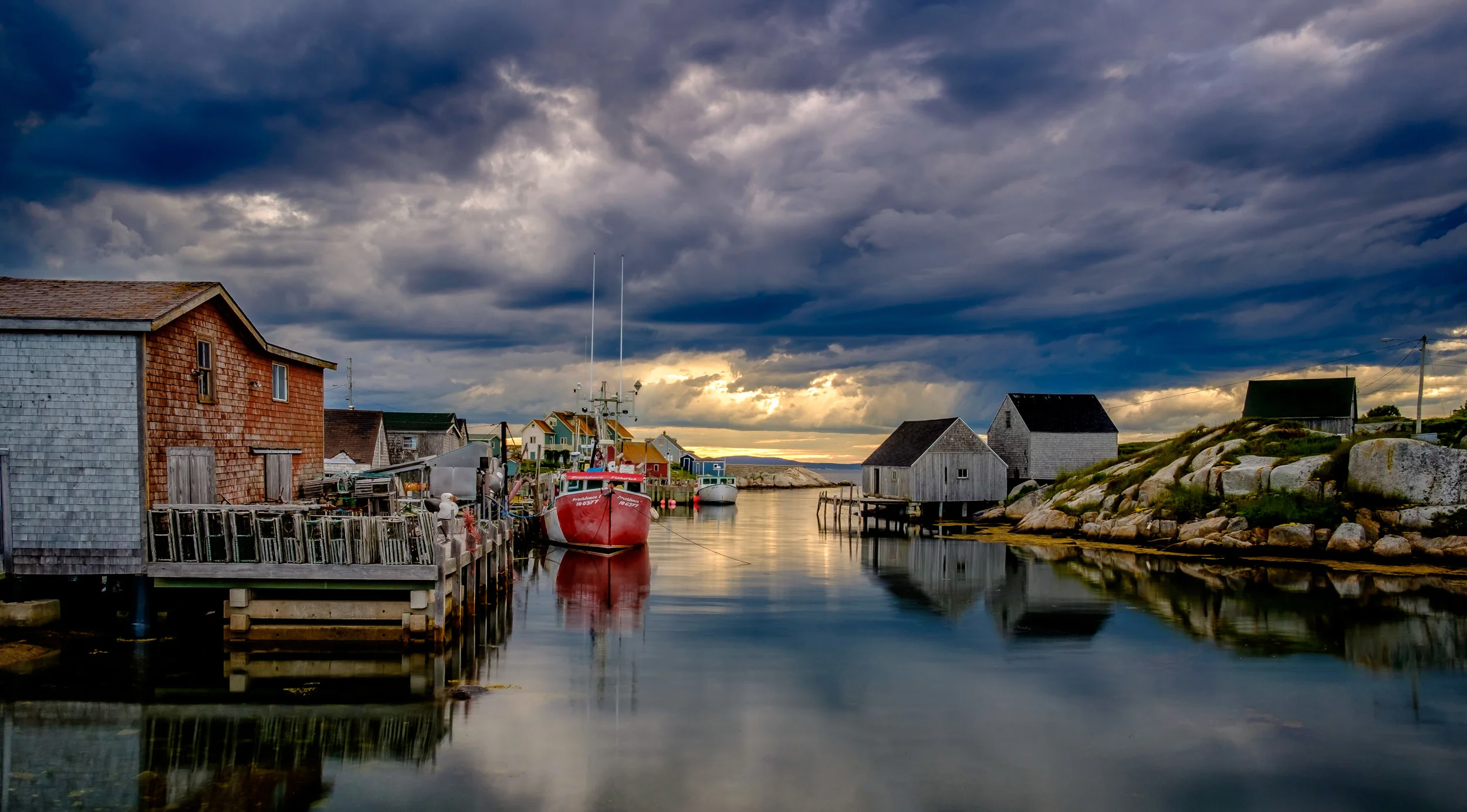 The image after cleaning up the distracting elements in the water and cropping.