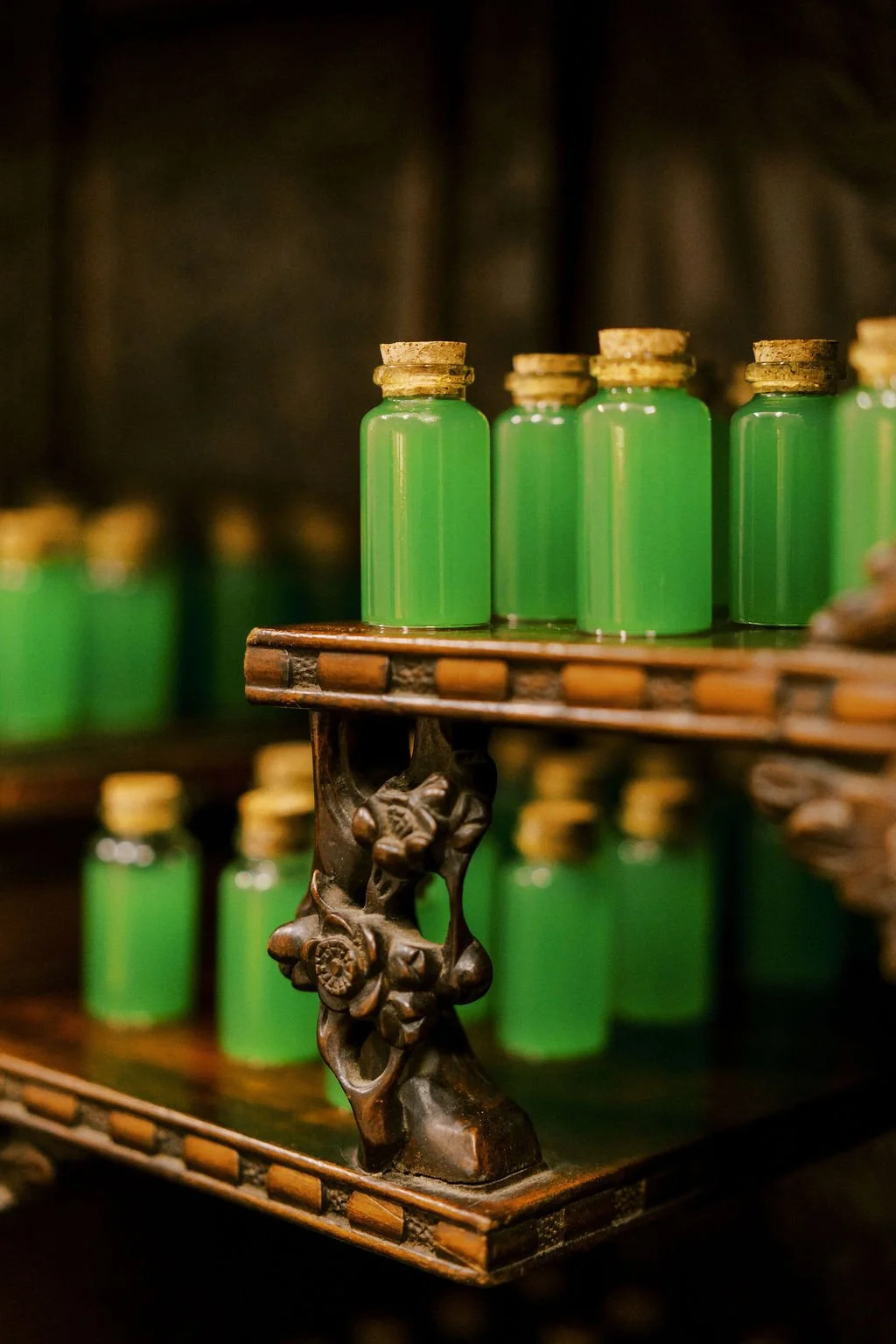 Chinese Apothecary Inspired Escort Wall