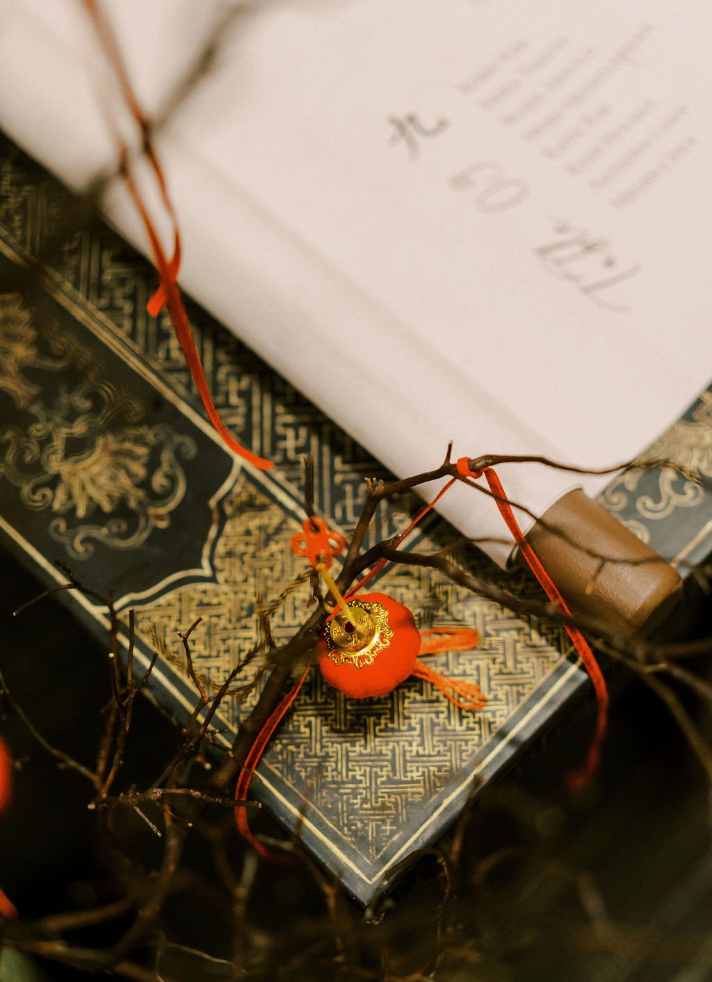 Chinese Apothecary Inspired Escort Wall