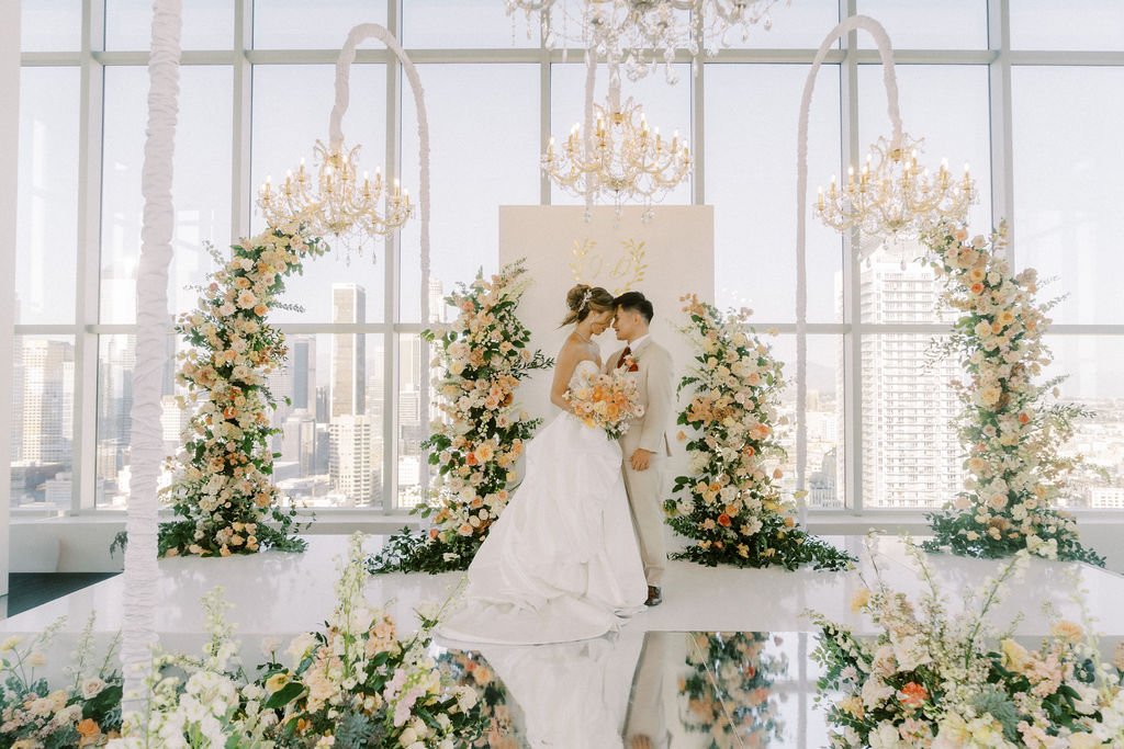 A Luxe K-Drama Wedding Ceremony & C-Drama “Shanghai Nights” Reception Inspired by Crazy Rich Asians