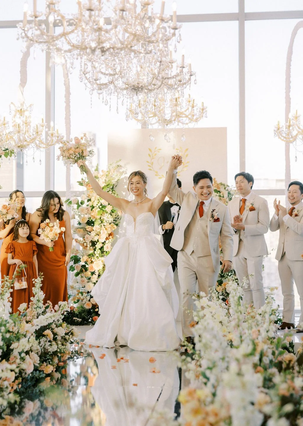 A Luxe K-Drama Wedding Ceremony & C-Drama “Shanghai Nights” Reception Inspired by Crazy Rich Asians