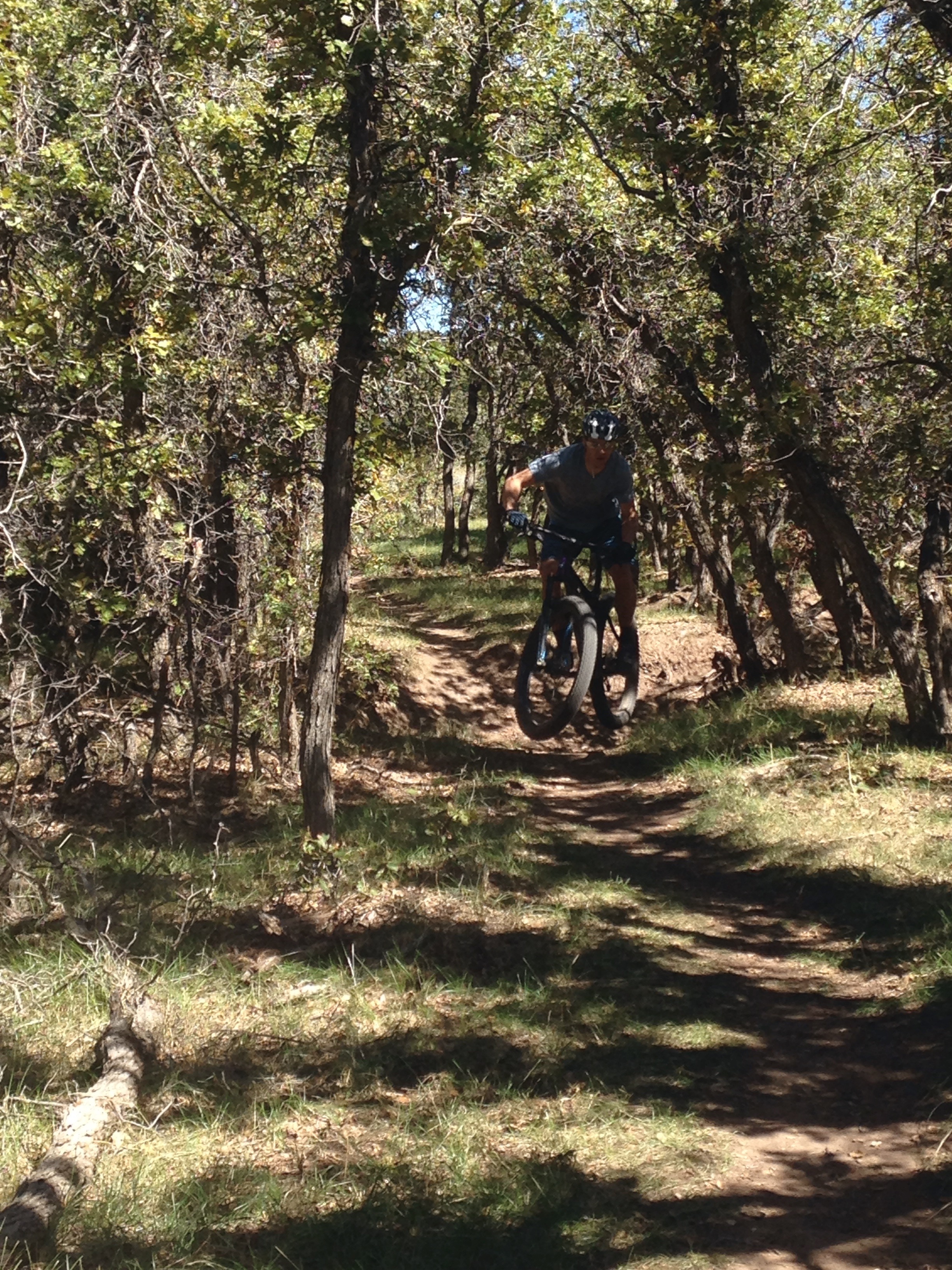  At the end of Hazard County is where you can keep going straight down a fire road or take the new section called Jimmy Keen. It winds through the sagebrush and was pretty fun. Once it gets ridden more the corners will be faster and it will make more