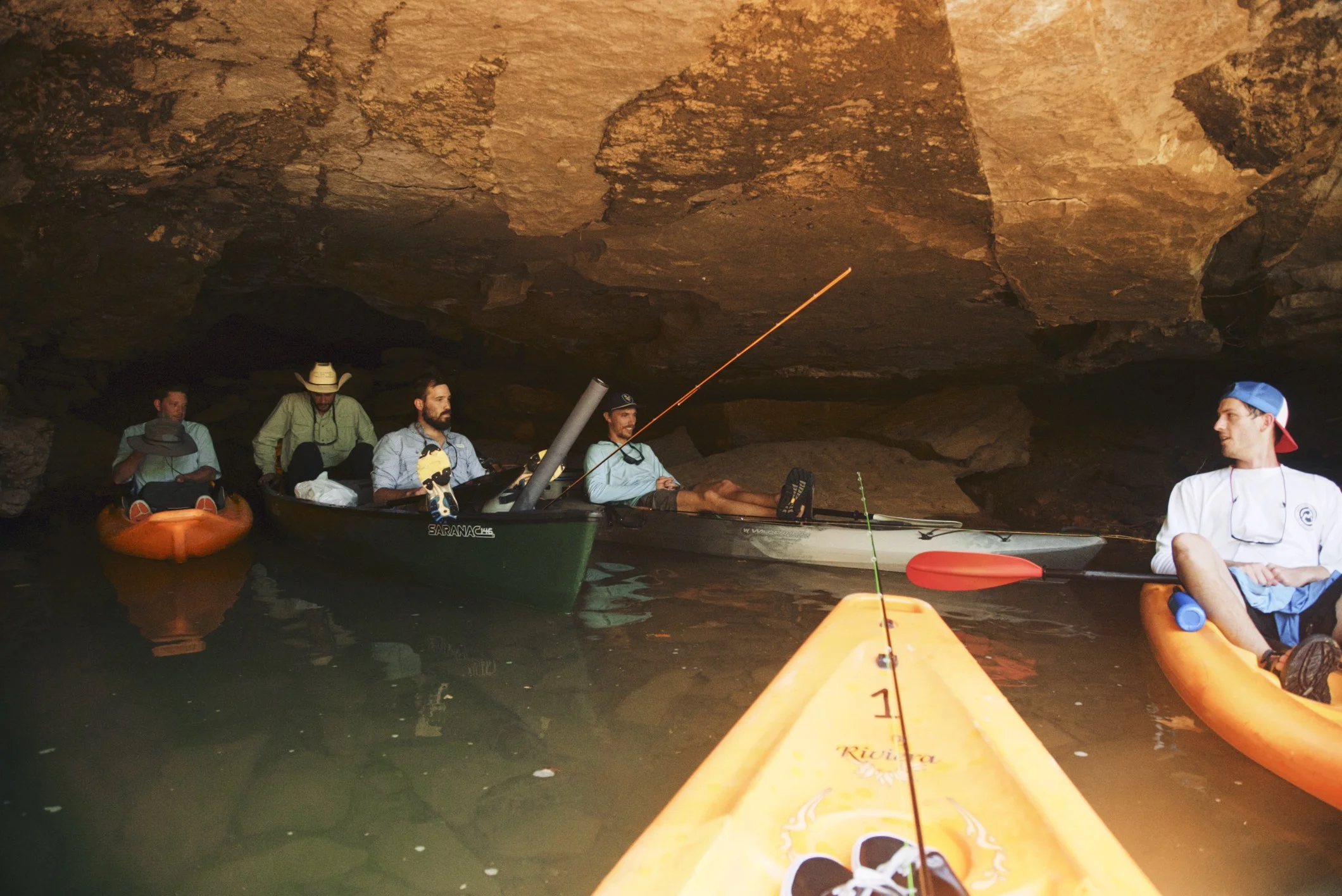 Hanging in a cave to hide from the afternoon sun for a few minutes. 