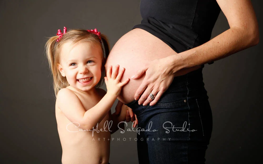 Soon-to-be big sis Eloise