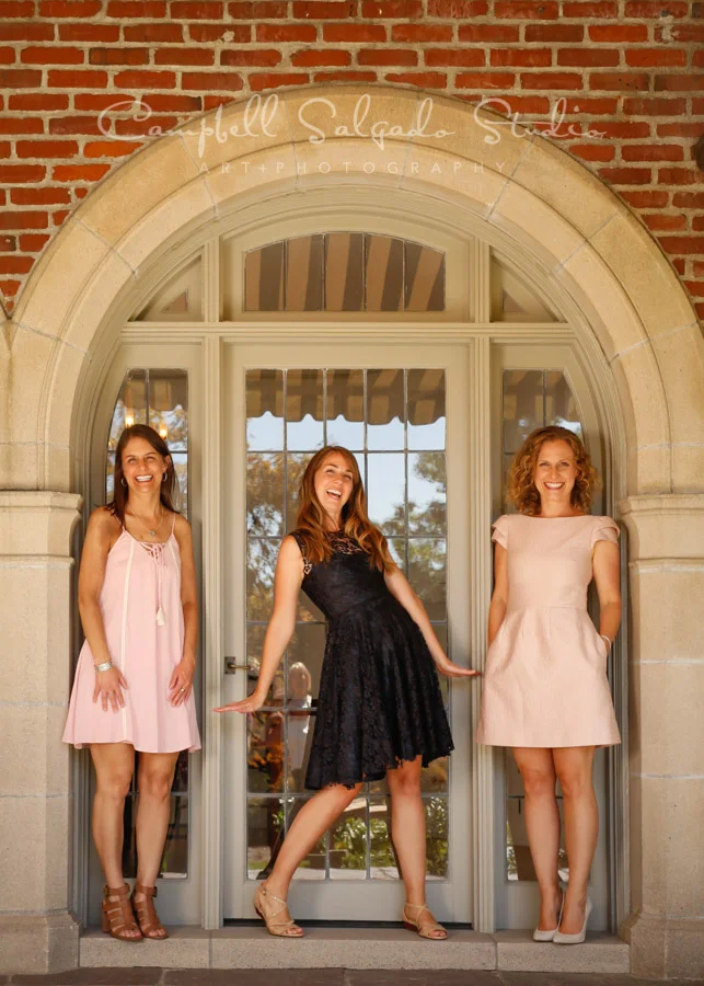 Portrait of siblings at vignettes session by family photographers at Campbell Salgado Studio in Portland, Oregon.