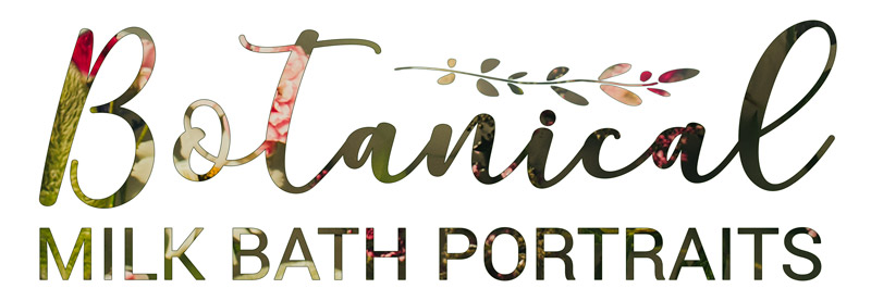 Botanical Milk Bath Photography Logo, Campbell Salgado Studio in Portland, Oregon