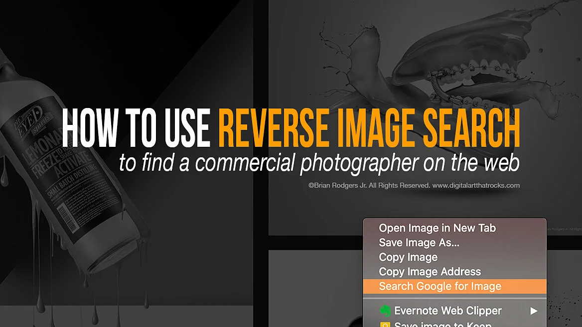 How to Use Reverse Image Search To Find A Commercial Photographer On The Web