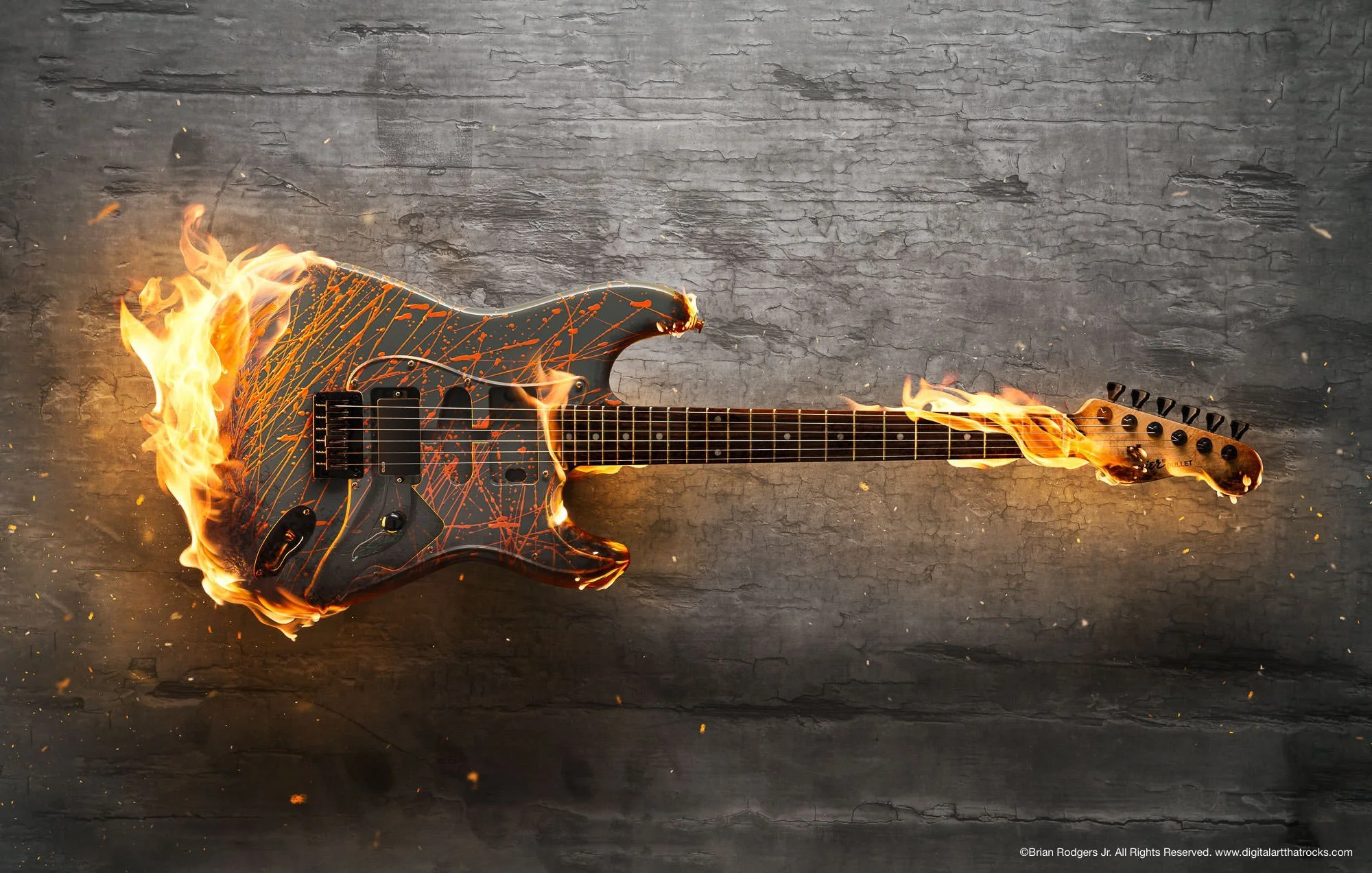 The Digicaster - Photographing A Custom Electric Guitar - How I Turned A Passion Project into Musical Instrument Product Photography