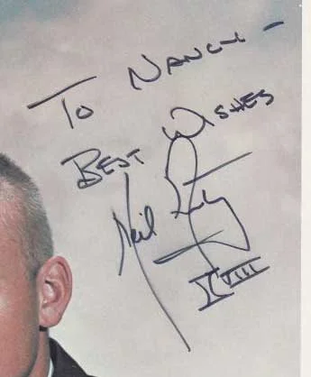 Neil Armstrong - Gemini era signed photo