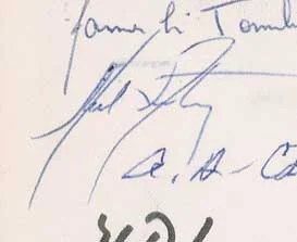 Neil Armstrong - signed tracking station postal cover, 1965