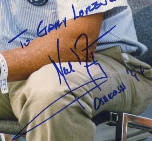 Signed photo, 1994