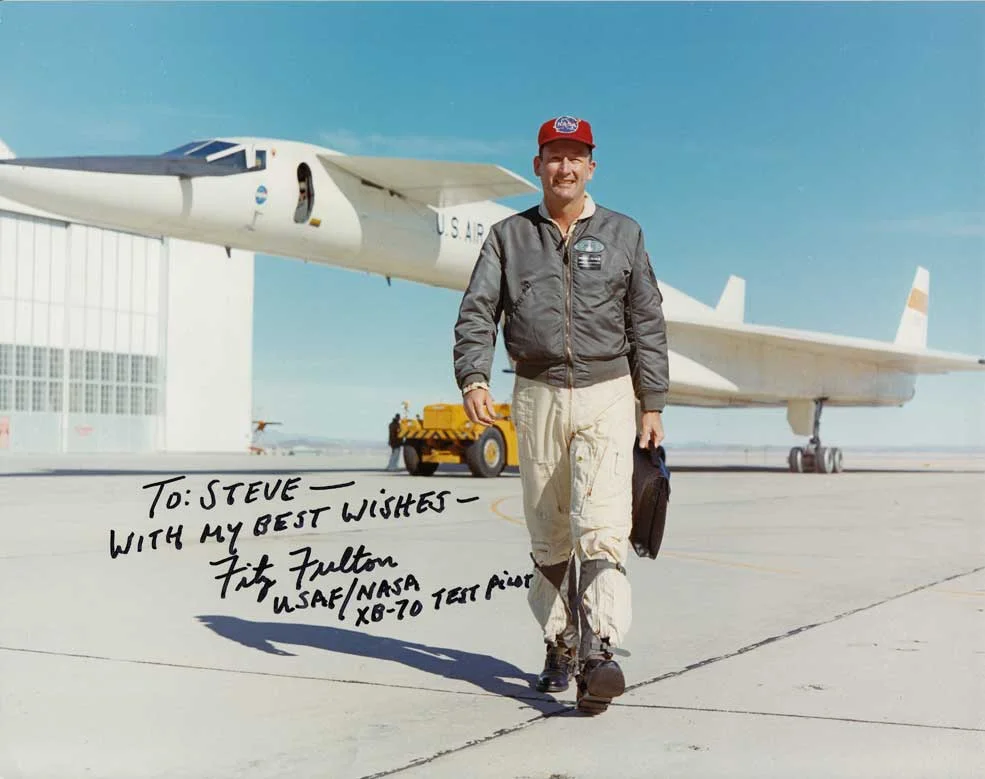 Fitz Fulton with the XB-70