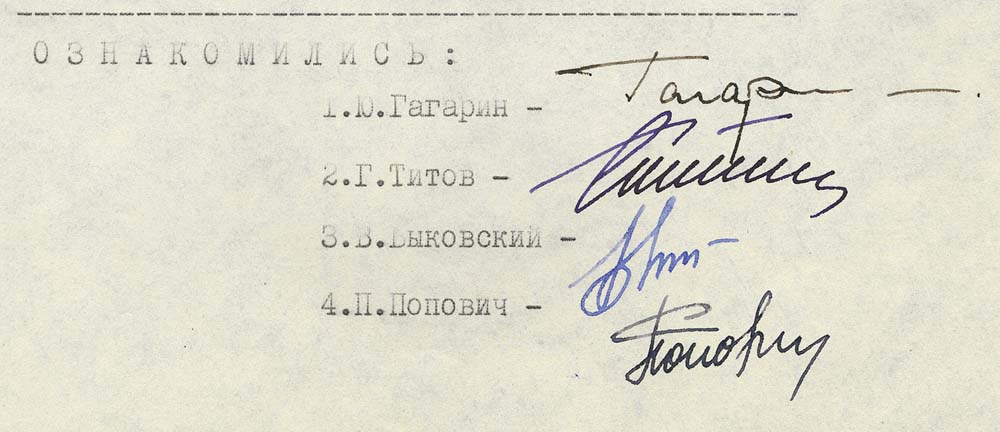 NIKITA KHRUSHCHEV & YURI GAGARIN Signed Photo Soviet Premier & Cosmonaut reprint 