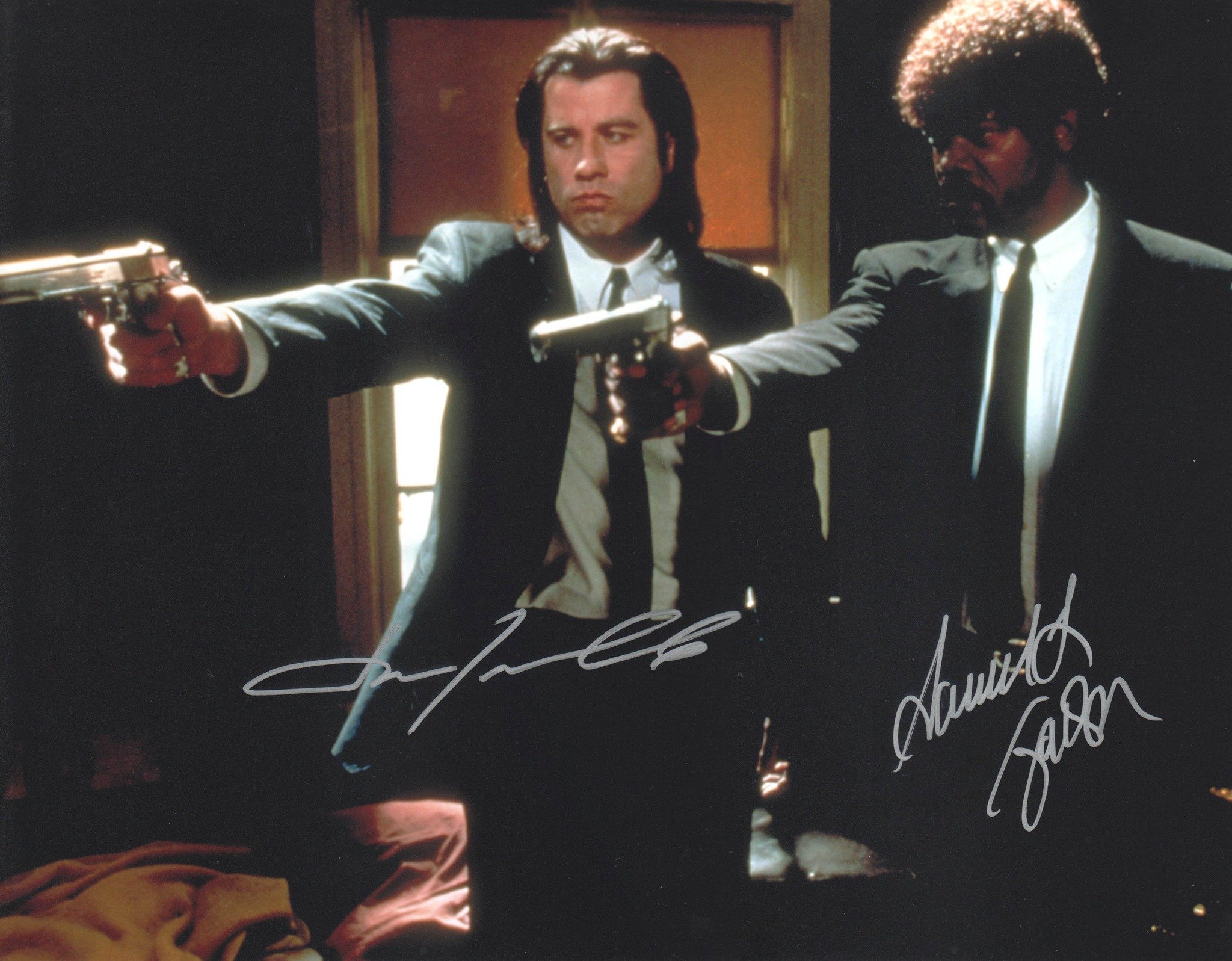 #FridayFun New addition to the personal collection. &quot;What happened here was a miracle, and I want you to acknowledge it.&quot; 
.
.
.
#authentic #autographcollecting #authentication #pulpfiction #johntravolta #samuelljackson #quentintarantino