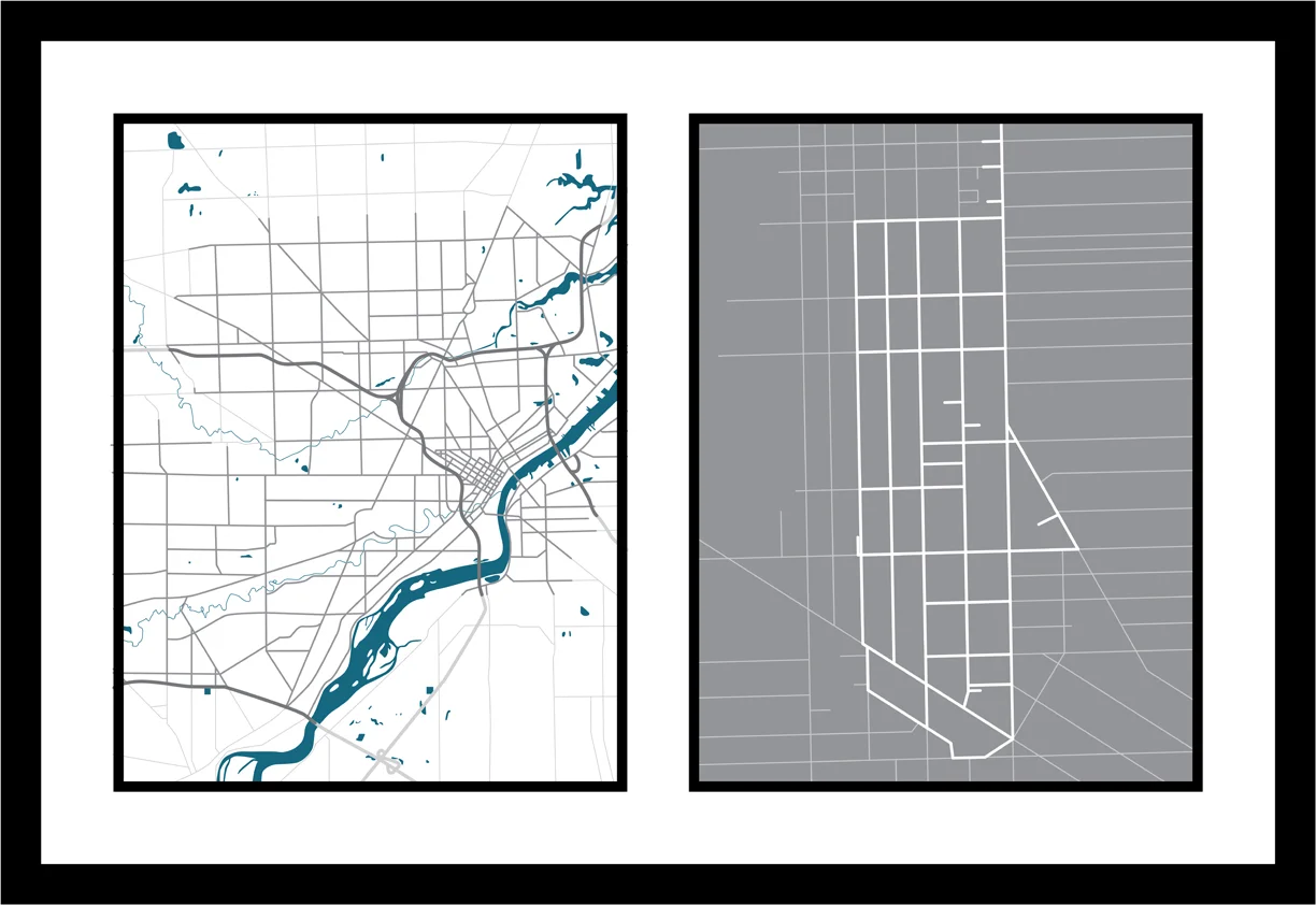 Toledo & Old West End maps