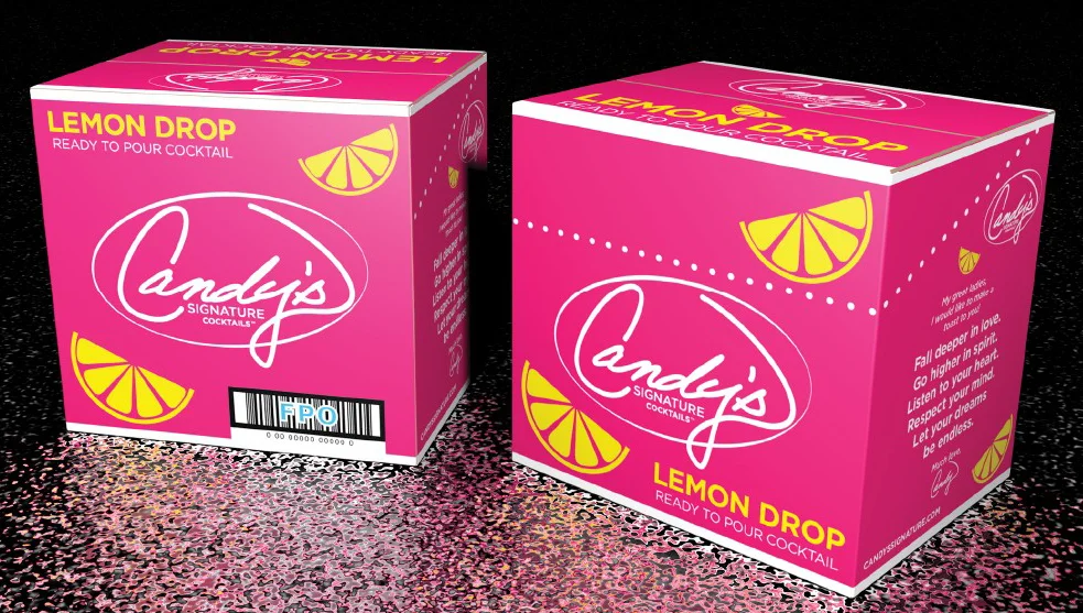 Candy's Signature Cocktails - Lemon Drop shipping case