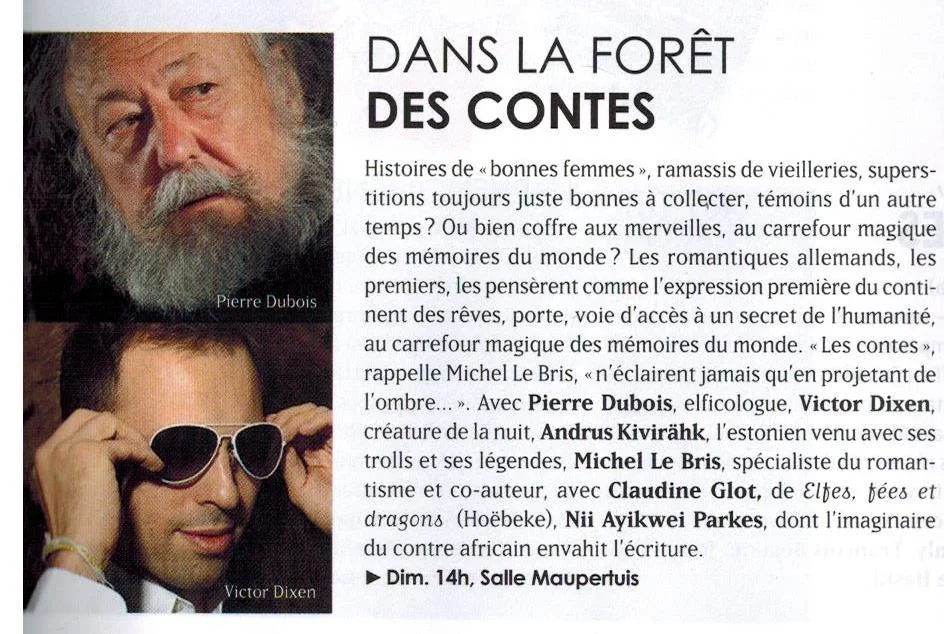 Une table ronde sur les contes animée par Jean-Luc Rivera...