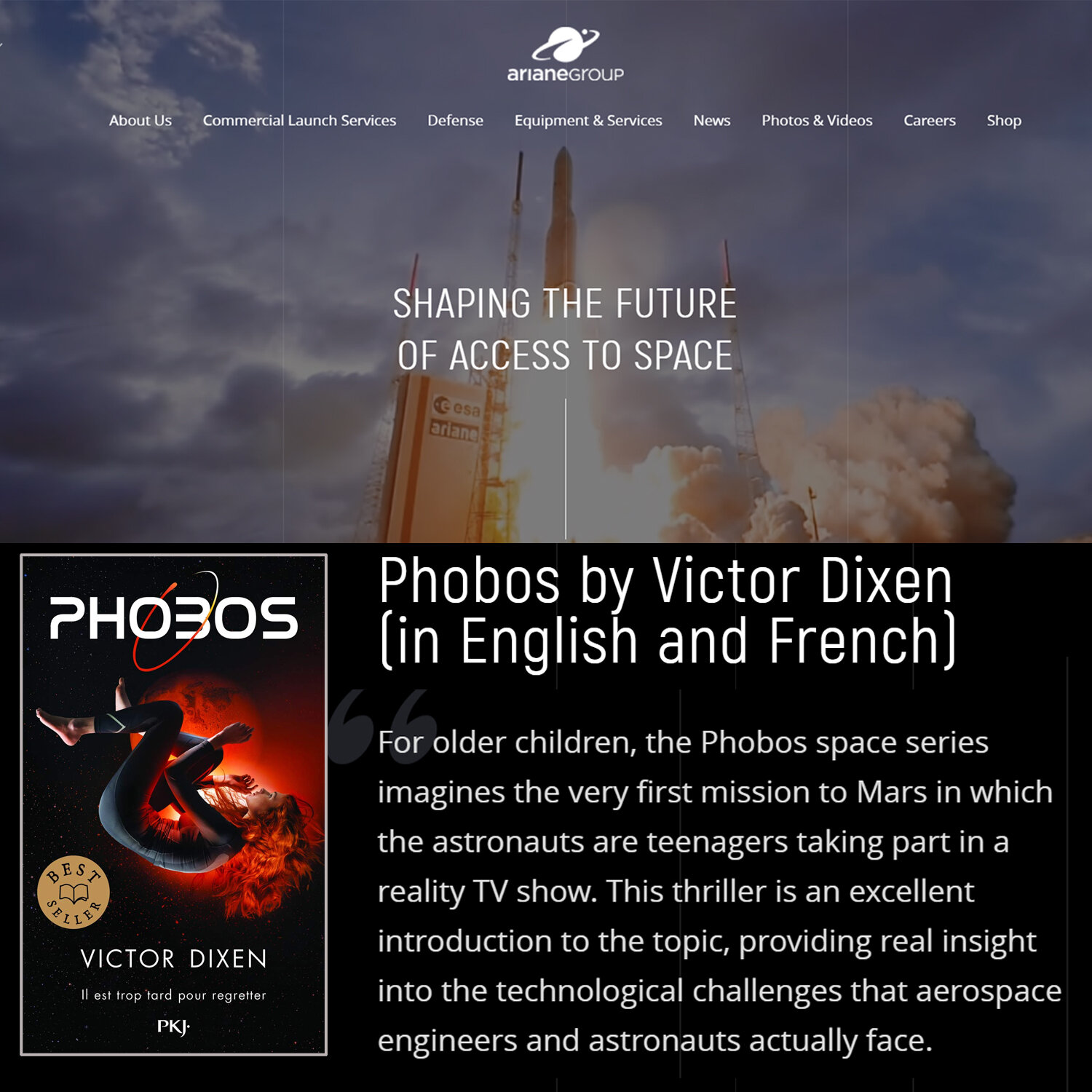 Ariane Group (leader européen des lanceurs spatiaux)