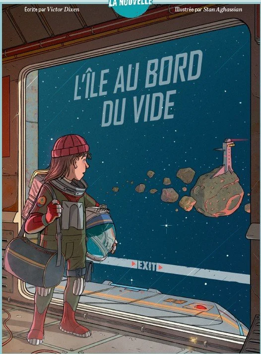 Nouvelle "LâĂźle au bord du vide" - in Je Bouquine magazine n°497 - Juillet 2025 (Bayard)