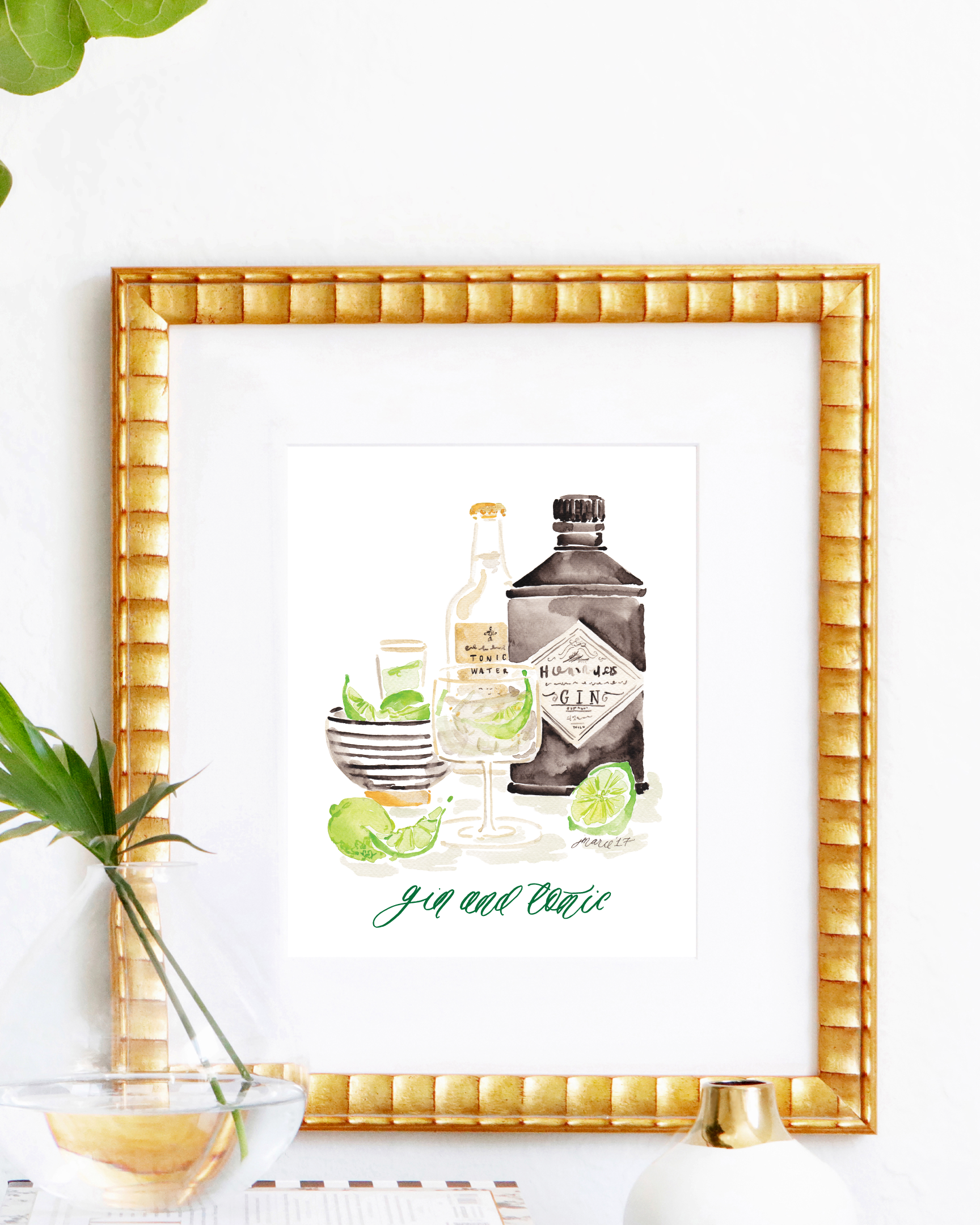 Gin-and-Tonic-Watercolor-Art-Print-by-Simply-Jessica-Marie-_-Framebridge-for-SC-Stockshop-_-Close-Up.png
