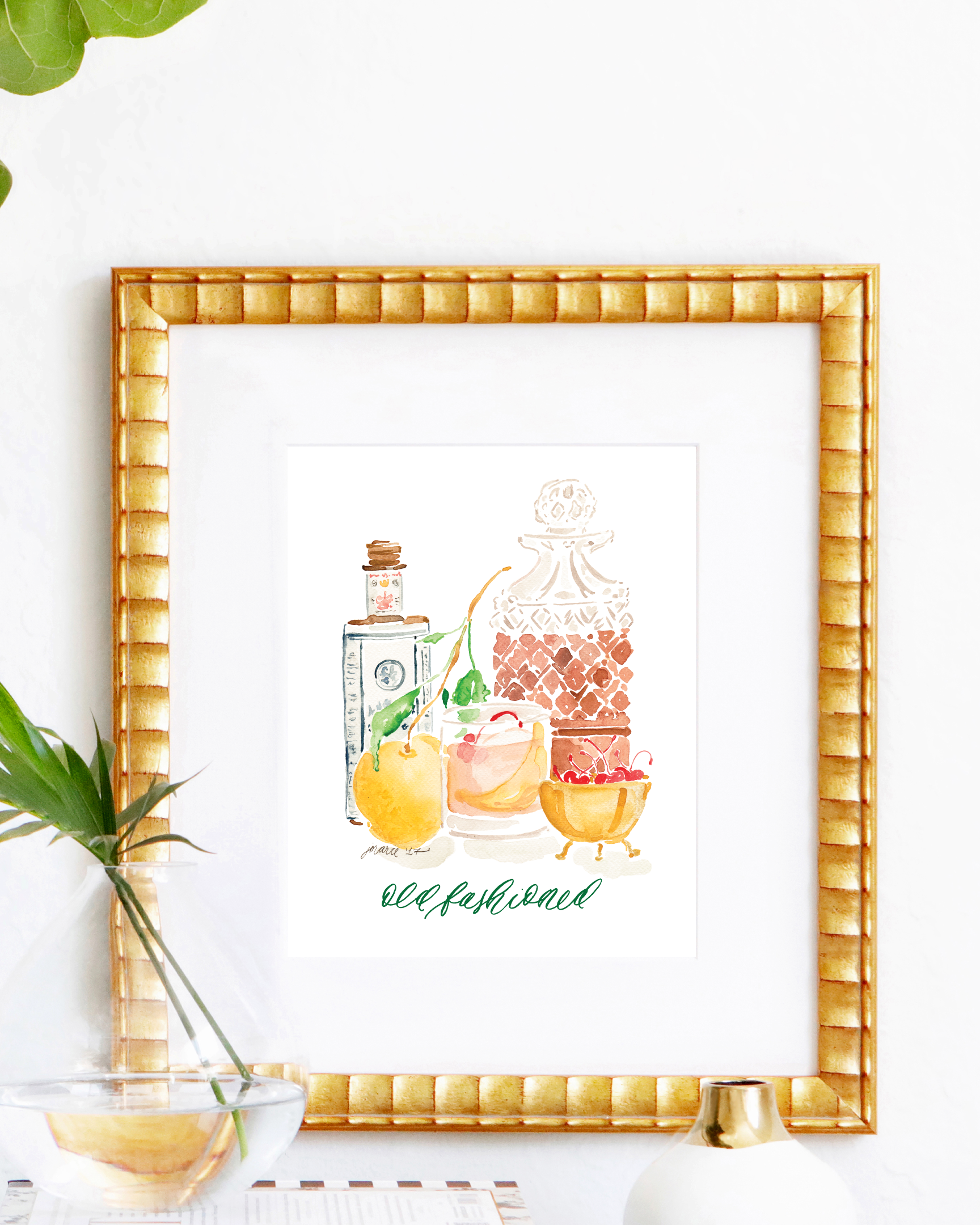 Old-Fashioned-Watercolor-Art-Print-by-Simply-Jessica-Marie-_-Framebridge-for-SC-Stockshop-_-Close-Up.png