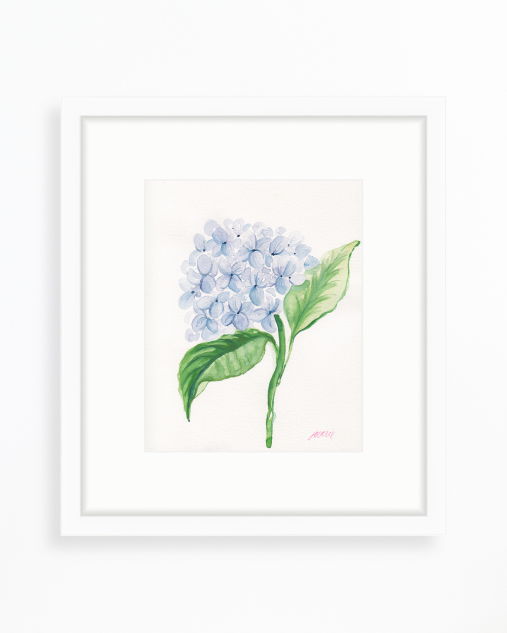 Blue-Hydrangea-Watercolor-Painting-by-Simply-Jessica-Marie-_-White-Frame.png