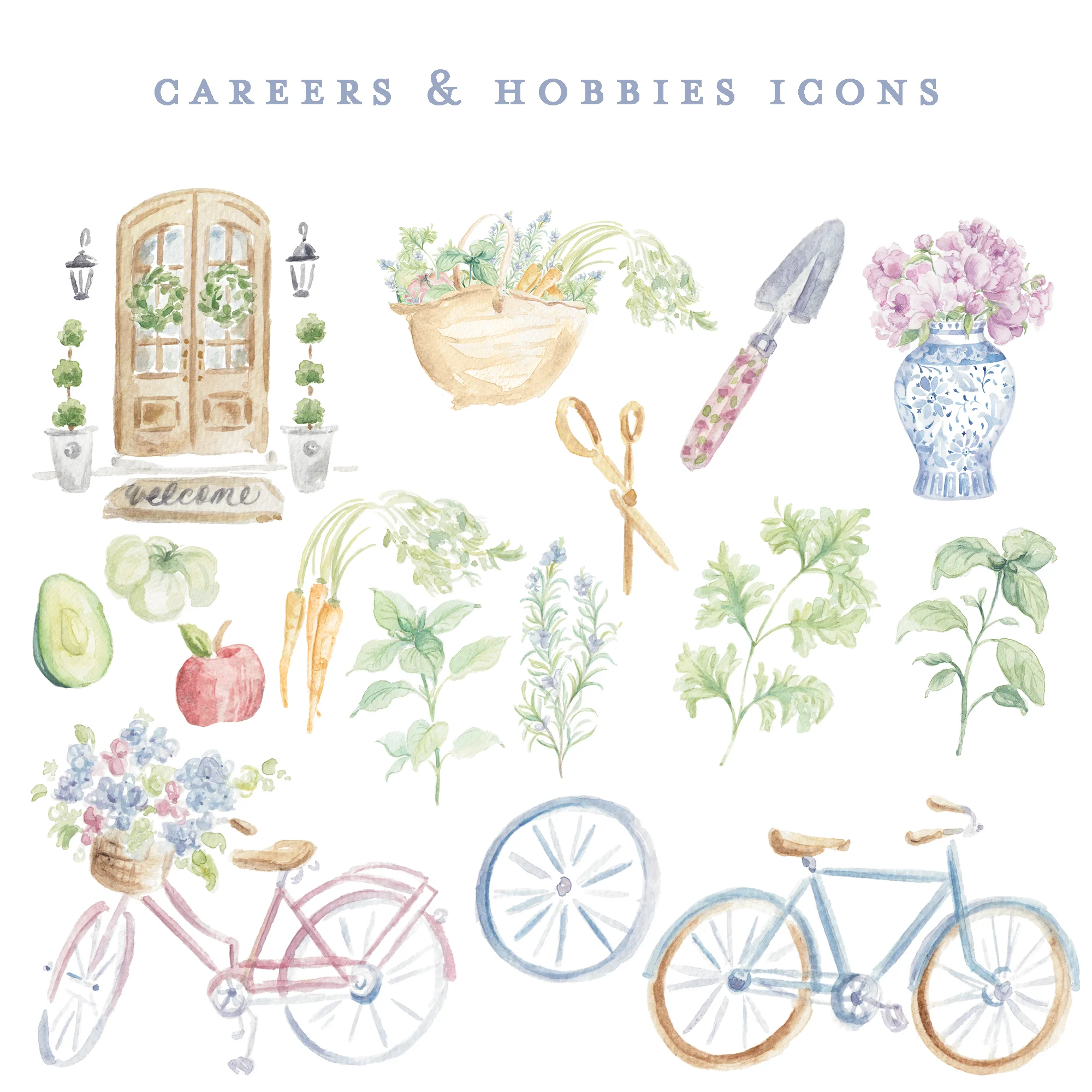 Careers and Hobbies Icons for Build Your Own Watercolor Crest by Simply Jessica Marie Photo 3.jpg