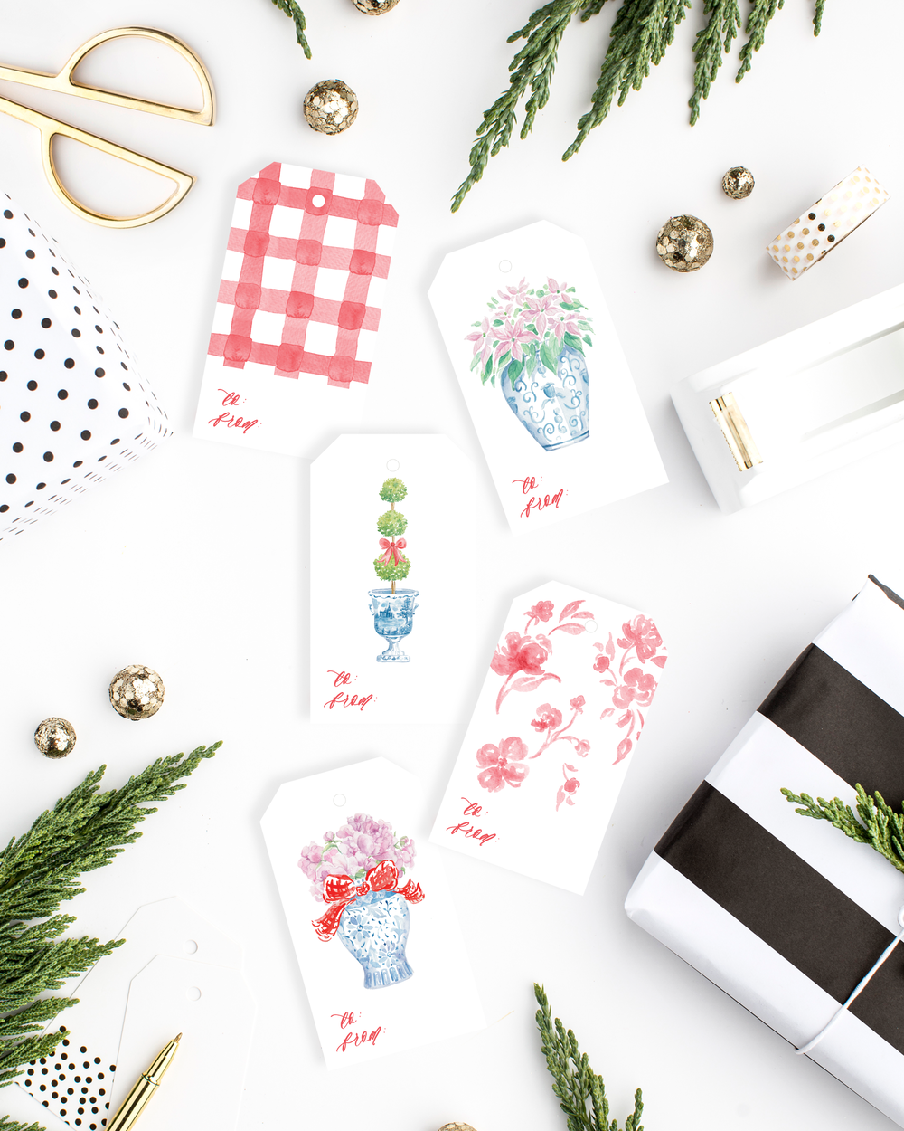 43 Christmas Gift Tags and Toppers to Upgrade Any Package