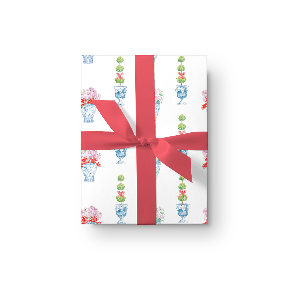 Gift Wrap Sheets  Ginger Jars Pattern - WH Hostess Social Stationery